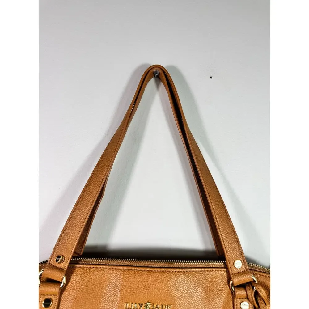 NWT Lily Jade Marie Leather Convertable Backpack Diaper Bag